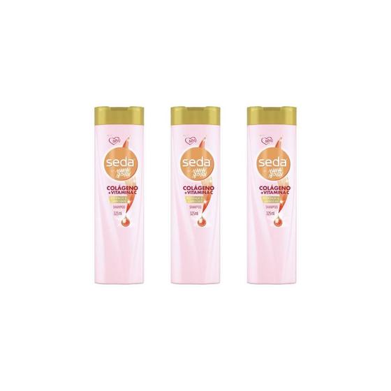 Imagem de Shampoo Seda 325Ml Colageno/Vitamina C-Kit C/3Un