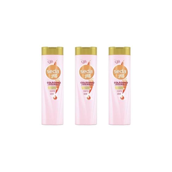 Imagem de Shampoo Seda 325Ml Colageno/Vitamina C-Kit C/3Un