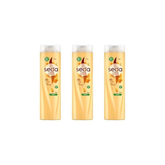 Imagem de Shampoo Seda 325Ml Mel E Aveia-Kit C/3Un