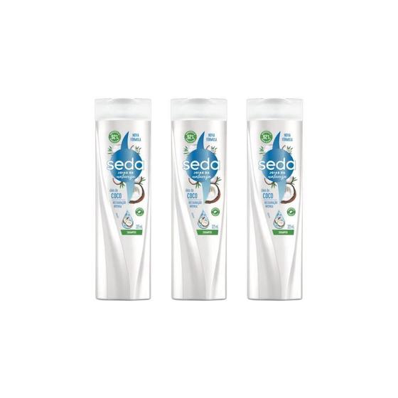 Imagem de Shampoo Seda 325Ml Oleo De Coco-Kit C/3Un