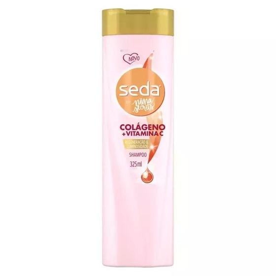Imagem de Shampoo Seda by Niina Secrets Colágeno e Vitamina C Frasco 325ml