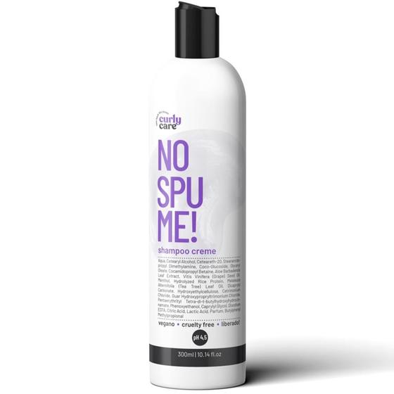 Imagem de Shampoo sem Espuma No Spume Creme Vegano Curly Care 300ml