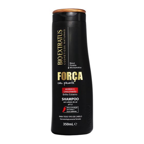 Imagem de Shampoo Sem Sal Força Com Pimenta 350ml Bio Extratus