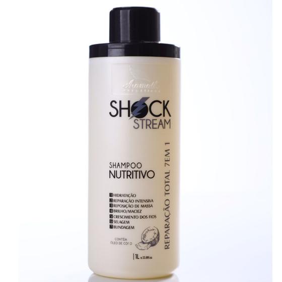 Imagem de Shampoo Shock Stream Reparação 7x1 Aramath 1L Profissional