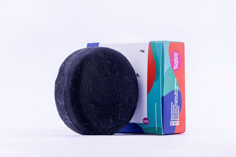 Shampoo Sólido Em Barra Detox Limpeza Profunda Natural e Vegano Pé