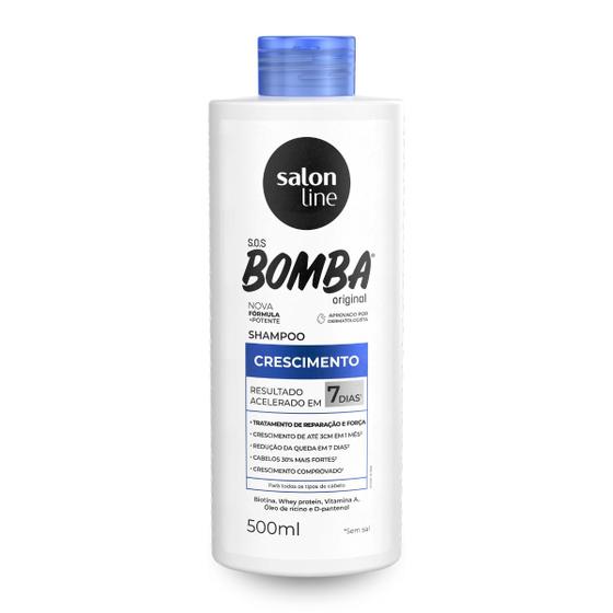 Imagem de Shampoo Sos Bomba Crescimento Acelerado Salon Line 500ml