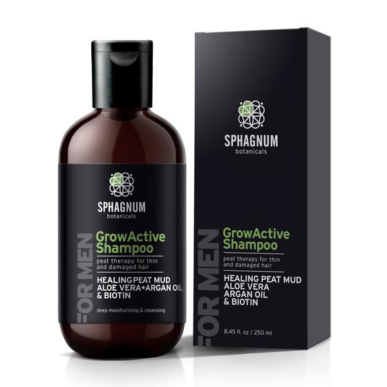 Imagem de Shampoo Sphagnum Botanicals Hair Growth para homens com biotina