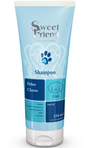 Imagem de Shampoo Sweet Friend Intensive Care Pelos Claros para Cães - 250ml