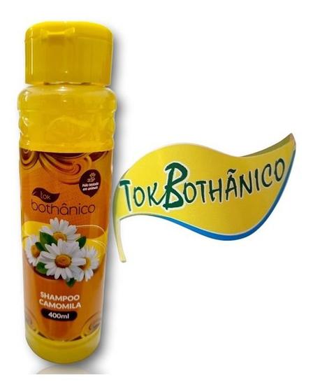Imagem de Shampoo Tok Bothânico Camomila 400ml Fortalecimento e Brilho Cabelos Claros