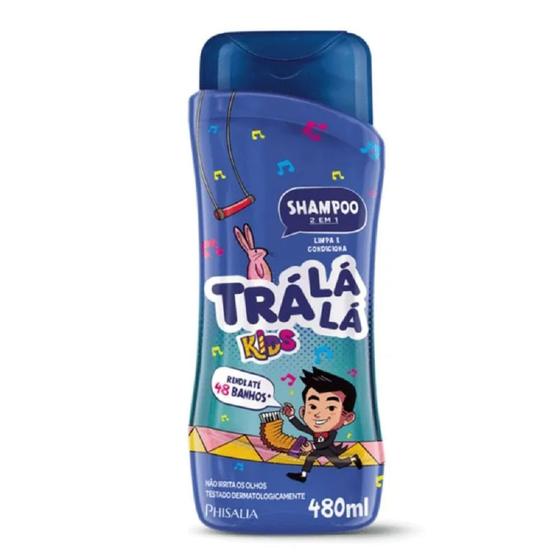 Imagem de Shampoo Trá Lá Lá Kids 2 Em 1 Meninos Vegano 480ml