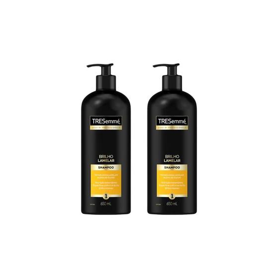Shampoo Tresemme Brilho Lamelar 650Ml-Kit C/2Un Menor preço em Shampoo Tresemme Brilho Lamelar 650Ml-Kit C/2Un