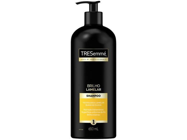 Shampoo TRESemmé Brilho Lamelar 650ml Menor preço em Shampoo TRESemmé Brilho Lamelar 650ml