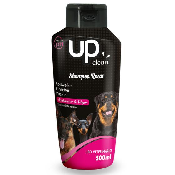 Shampoo Up Clean Raças Rottweiler, Pincher, Pastor Alemão 500ml