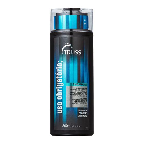 Imagem de Shampoo Uso Obrigatório 300ml Truss Lançamento Tratamento Capilar Profissional 