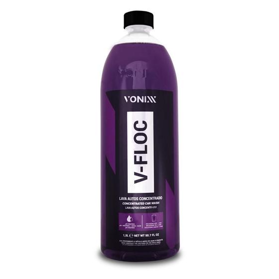 Imagem de Shampoo V-Floc Concentrado Vonixx 1,5 L Lava Autos Neutro