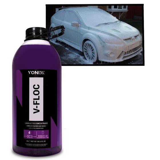 Imagem de Shampoo V-Floc Vonixx 3L Lava-auto super concentrado