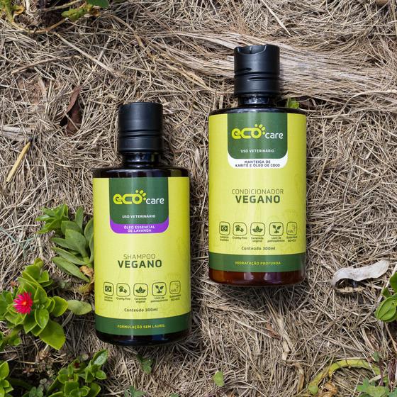 Shampoo Vegano Eco Care 300 ml + Condicionador Vegano Eco Care 300 ml ...