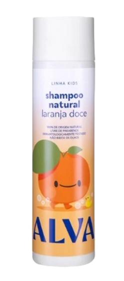 Imagem de Shampoo Vegano Infantil Laranja Doce E Baunilha Alva 250Ml