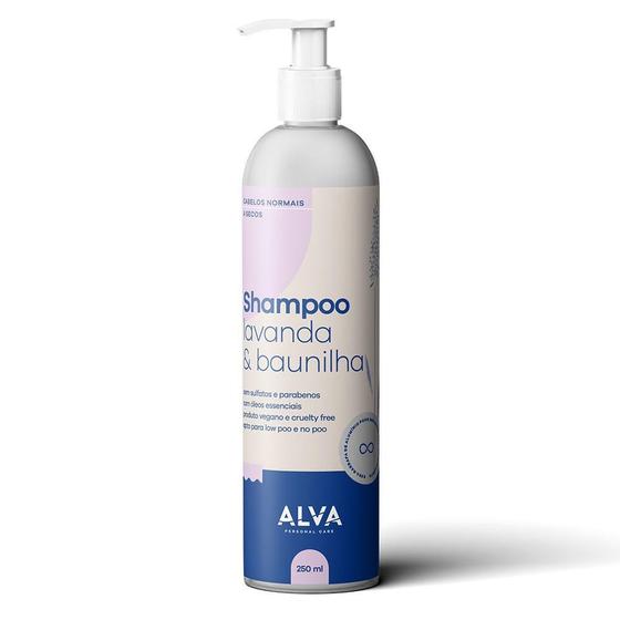 Imagem de Shampoo Vegano Lavanda E Baunilha Alva 250Ml