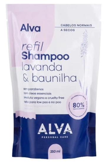 Imagem de Shampoo Vegano Lavanda E Baunilha Refil Alva 250Ml