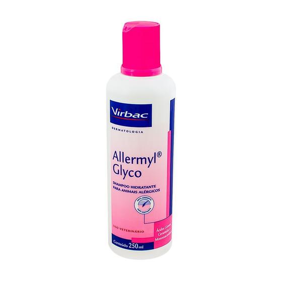 Shampoo Veterinário Allermyl Glyco com 250ml Virbac Shampoo