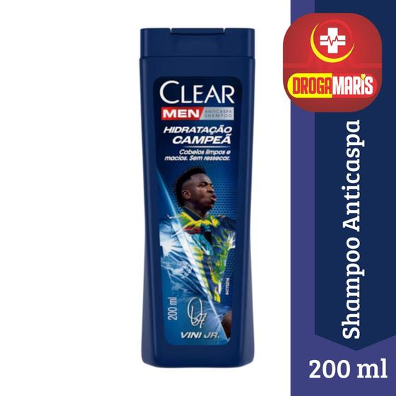 Imagem de Shampoo Vini Jr Clear Men  Hidratação Campeã - Anticaspa e controle da oleosidade