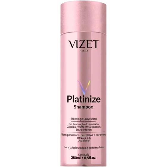 Imagem de Shampoo Vizet Platinize Precision 250ml