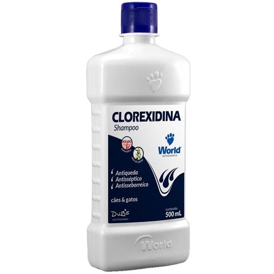 Imagem de Shampoo World Veterinária Dug's Clorexidina Cães & Gatos - 500 mL