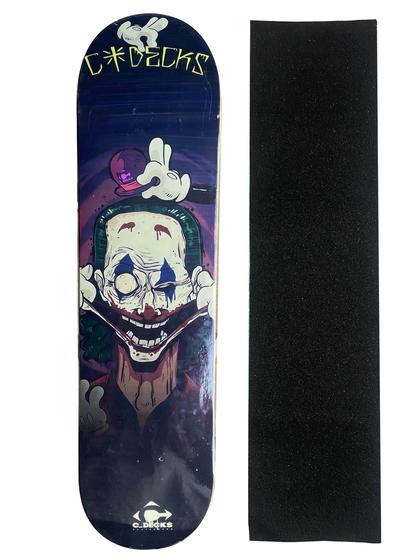 Imagem de Shape c_decks fibergalss  silk joker 7.00" + lixa nacional