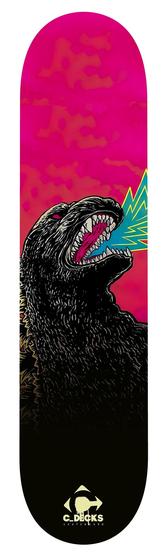 Imagem de Shape c_decks godzilla fiberglass premium 7.75" + lixa nacional