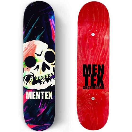 Imagem de Shape Profissional Maple Skate Mentex Color Skull
