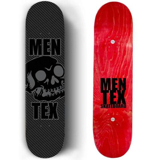 Imagem de Shape Profissional Maple Skate Mentex Lines Black Skull