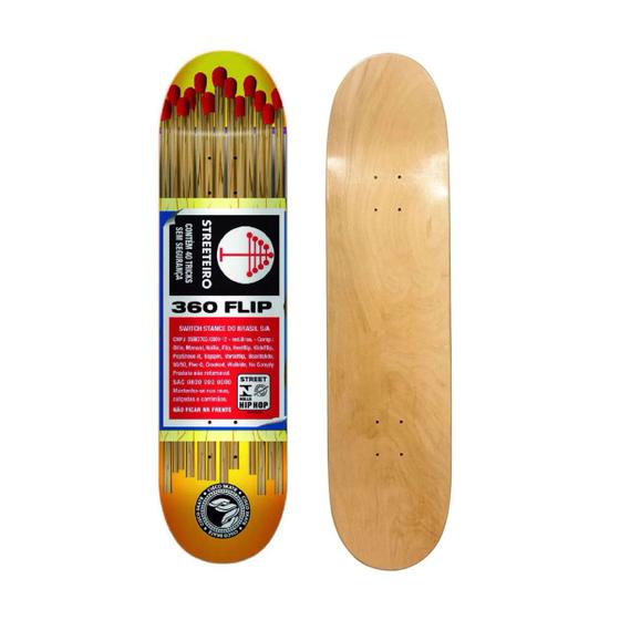 Imagem de Shape Skate Marfim Cisco Fn+r Série Utilities Street Fire 8.2