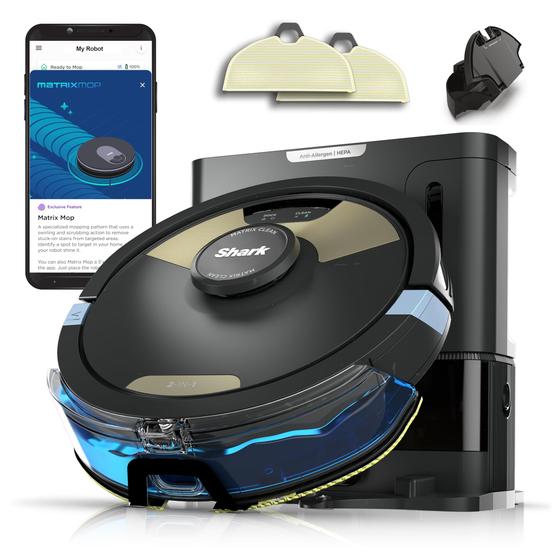 Shark Matrix Plus AV2620WA Robô 2 em 1 com Sonic Mop Autoesvaziante ...