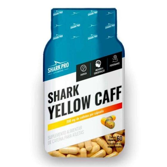 Imagem de Shark Yellow Caff 200mg (60 caps) - Shark Pro