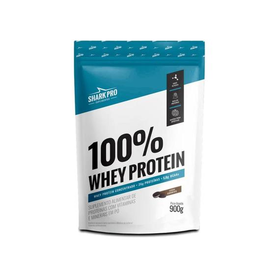 Imagem de SharkPro Whey Protein 100% Concentrado Refil Cookies 900g