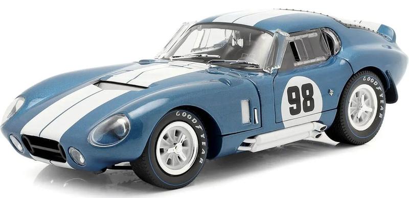 Imagem de Shelby Cobra Daytona 1965 Azul Shelby Collectibles 1/18