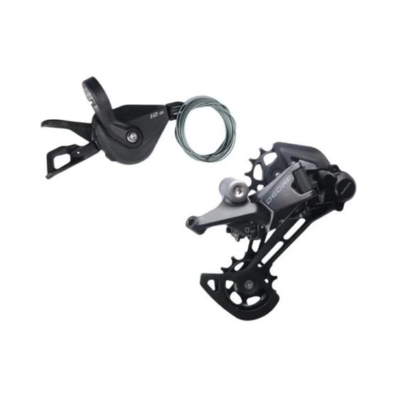 Imagem de Shifter Shimano Deore SL-M6100 - 12 Velocidades - Desviador Traseiro Direito para Bicicleta