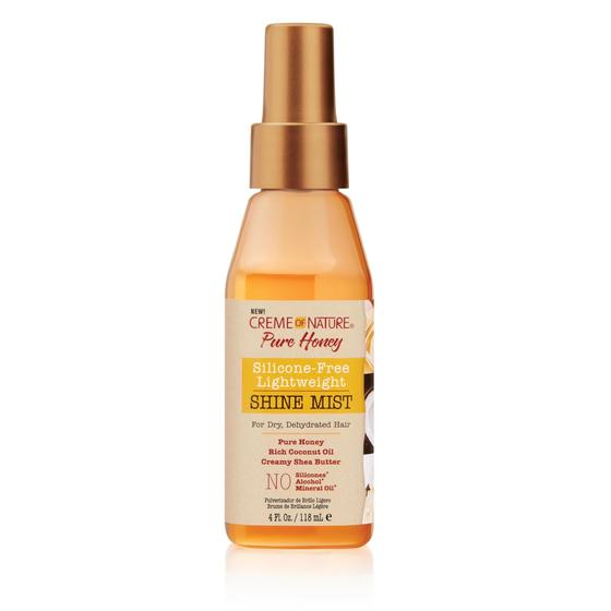 Imagem de Shine Mist Creme of Nature Pure Honey para cabelos secos 120 ml