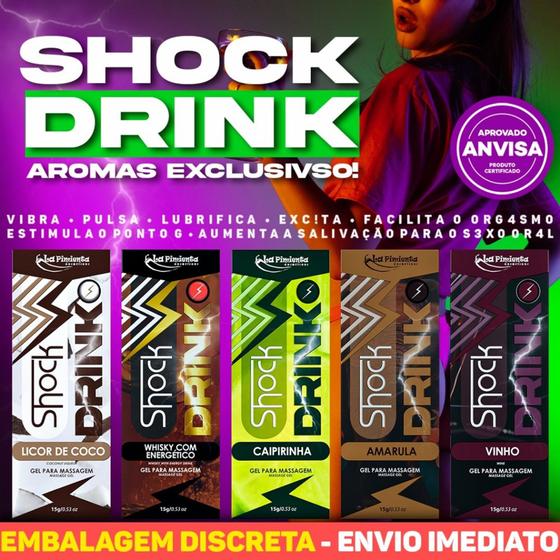 Imagem de Shock drink vibr4dor líquido de alta potência - la pimienta
