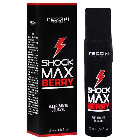 Imagem de Shock Max Berry Gel Eletrizante Beijável 15Ml Pessini