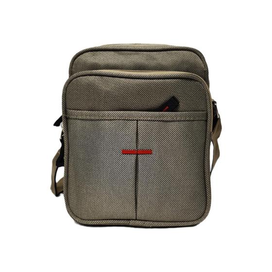 Imagem de Sholder bag Masculina Escolar Cabe Celular Transversal Preta Sholderbag  Porta Objetos Mini Bag Moderna Pratica Trabalho