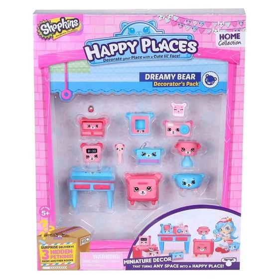 Imagem de Shopkins Happy Places Kit Decoração Quarto Ursinhos DTC