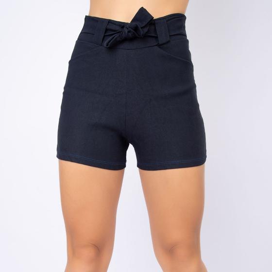 Imagem de Short Bengaline Feminino Com Laço Roupa Casual