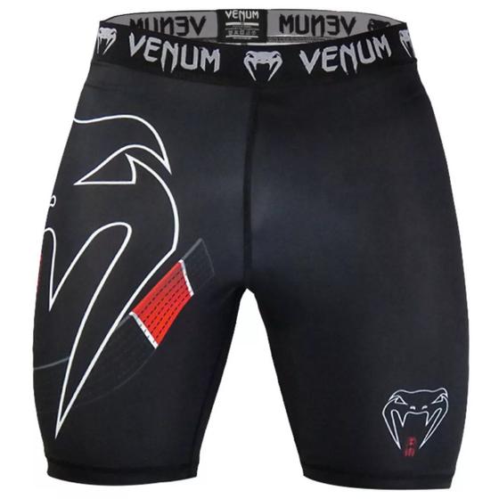 Imagem de Short Bermuda De Compressão Fight Muay Thai MMA Venum Black Belt Dark