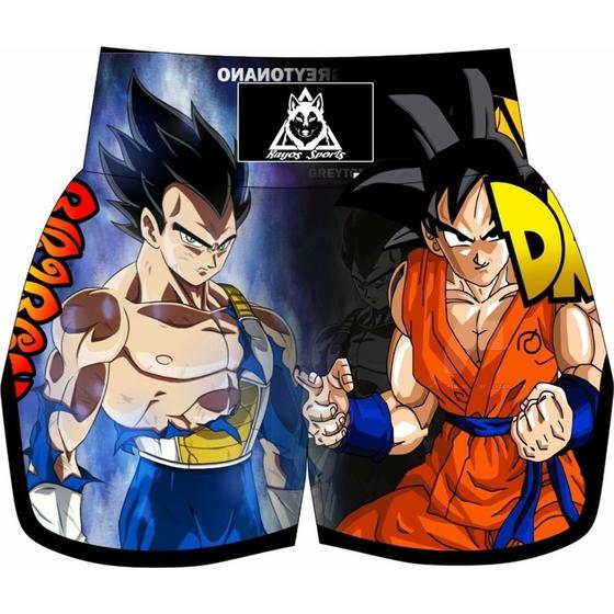 Imagem de Short Bermuda Muay Thai/boxe Dragon Ball