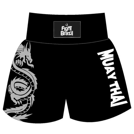 Imagem de Short Calção Muay Thai Silver Dragon - Fb-3017 - Unid