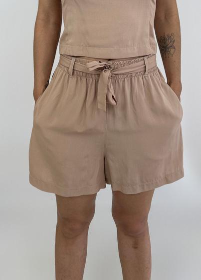 Imagem de Short curto bege ruby 100% viscose 22250-3