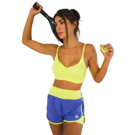 Imagem de Short Duplo Fitness Academia Feminino Beach Tennis LaBrun