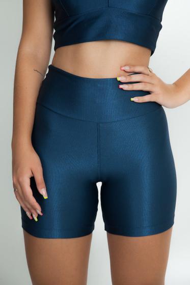 Imagem de Short Feel Rib Azul